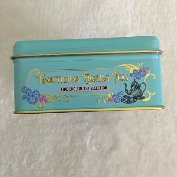 Traditional English Teas Vintage Victorian Tin 72 Bags 7.5 x 5 Tin - Picture 8 of 15